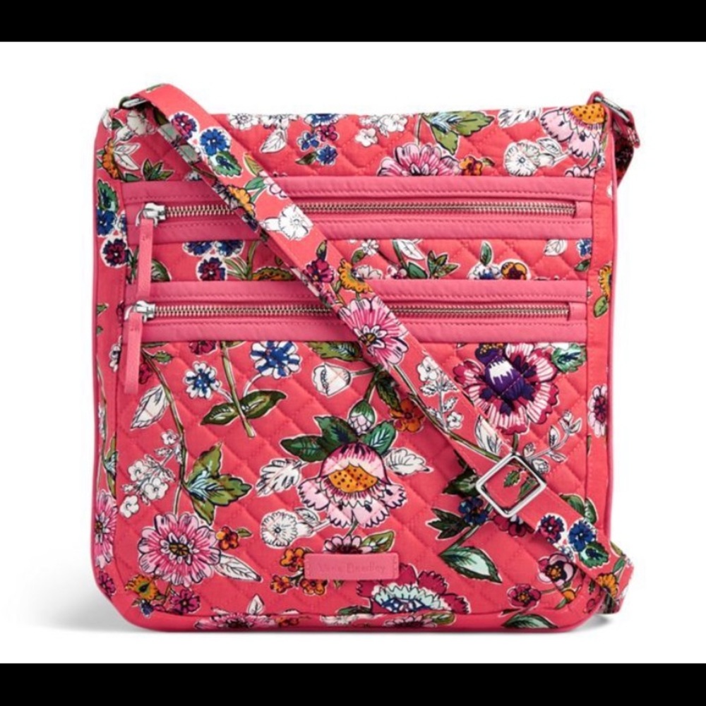 Vera Bradley triple zip crossbody
